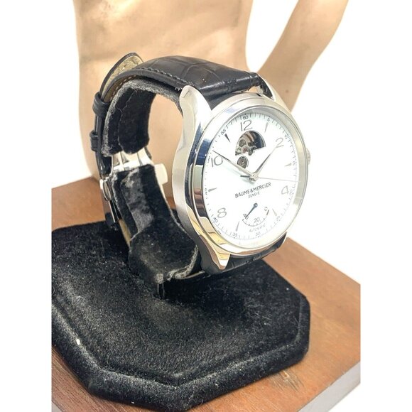 Baume & Mercier Men's Watch 10448 Clifton Swiss Automatic Power Reserve 43mm - Picture 14 of 14